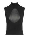 Ermanno Firenze Woman Top Black Size 10 Viscose, Polyamide