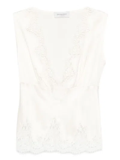 Ermanno Firenze Women's Top In White