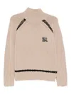 Ermanno Firenze Wool Blend Sweater In Neutral