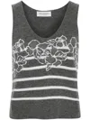 ERMANNO FIRENZE ERMANNO FIRENZE WOOL STRIPED TOP