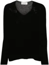 Ermanno Firenze Guipure Lace-detail Sweater