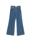 Ermanno Flared Leg Denim Jeans In Blue
