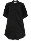 Ermanno Lace Detail Cotton Shirtdress
