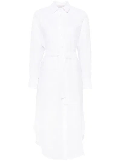 Ermanno Lace Midi Dress In White