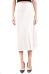 ERMANNO MIDI SKIRT WITH LUXURIOUS POLYESTER-ELASTANE BLEND AND FLATTERING SILHOUETTE