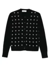 Ermanno Polyamide Cardigan In Black