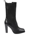 Ermanno Scervino 100mm Square-toe Leather Boots In Black