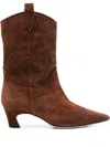 Ermanno Scervino Stiefeletten Aus Wildleder 50mm In Braun