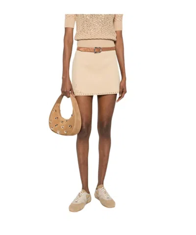 Ermanno Scervino A-line Skirt In Brown