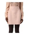 Ermanno Scervino Falda Semilarga - Rosado In Nude