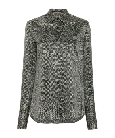 ERMANNO SCERVINO ERMANNO SCERVINO PATTERNED LONG SLEEVE TOP