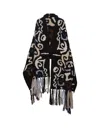 Ermanno Scervino Alpaca Mix Scarf With Jacquard Pattern In Multicolour