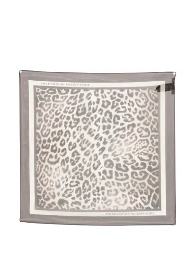 Ermanno Scervino Animal-print Scarf In Multi