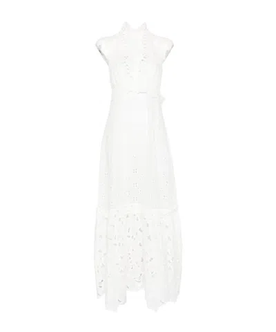 Ermanno Scervino Backless Dress In White