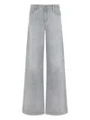 Ermanno Scervino High-waisted Wide-leg Jeans With Embroidered Detailing