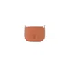 Ermanno Scervino Logo Printed Embellished Flap Shoulder Bag In Marrone Marroni
