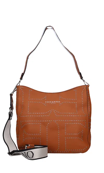 Ermanno Scervino Bags.. Leather Brown In Marrone Marroni