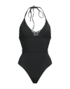 Ermanno Scervino Beachwear Woman One-piece Swimsuit Black Size S Polyamide, Elastane