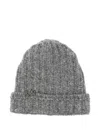 Ermanno Scervino Beaded Hat In Gray