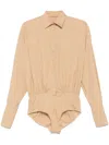Ermanno Scervino Beige Long Sleeve Button Shirt