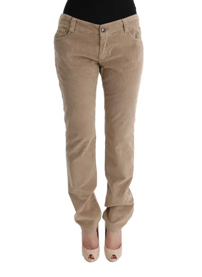 Ermanno Scervino Cotton Velvet Trousers In Multi