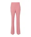 Ermanno Scervino High-waist Tailored Trousers In Pink