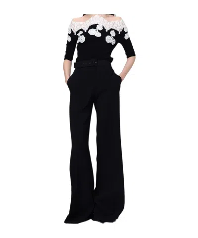 Ermanno Scervino Belt Loop Casual Trousers In Black