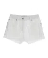Ermanno Scervino Belt-loop Denim Shorts In White