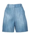Ermanno Scervino Tailored Shorts In Blue
