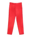 Ermanno Scervino Belt Loop Trousers In Red