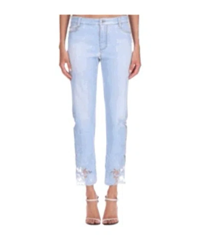 Ermanno Scervino Belt Loops Jeans In Purple