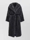 Ermanno Scervino Belted Faux Fur Coat