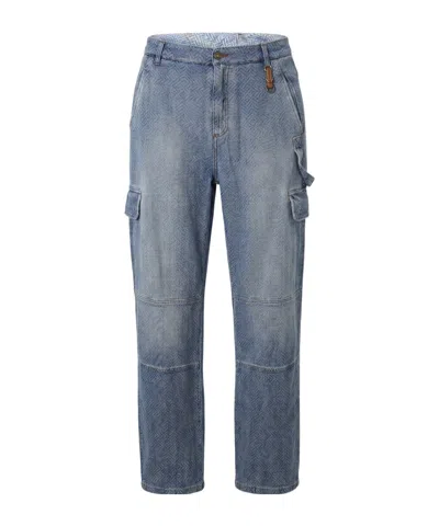 Ermanno Scervino Belt-loop Jeans In Blue