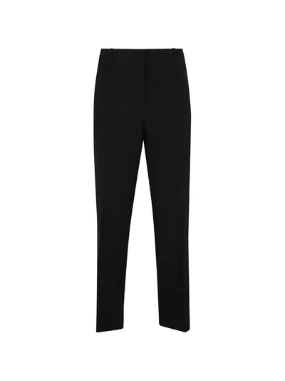 Ermanno Scervino Belt-loop Tailored Trousers In Black