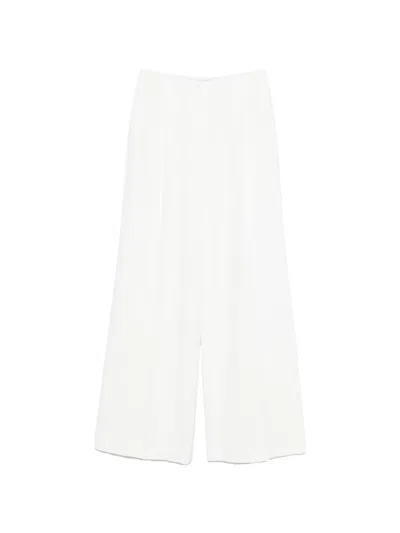 Ermanno Scervino Belt-loops Pants In White