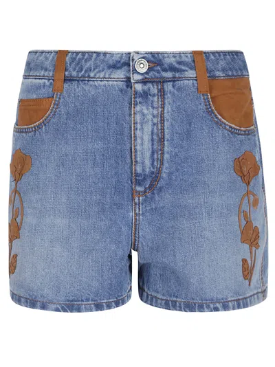 Ermanno Scervino Bermuda Shorts In Bright Coba