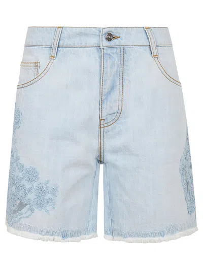 Ermanno Scervino Bermuda Shorts Jeans In Blue