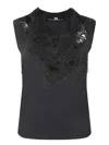 Ermanno Scervino Viscose Blend Top With Lace