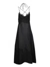 Ermanno Scervino Lace Detailing Midi Length Open Back Dress
