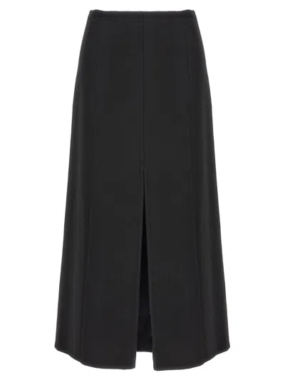 ERMANNO SCERVINO BLACK LONG CLOTH SKIRT
