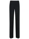 Ermanno Scervino Black Straight Leg Trousers With Tailored Fit