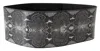Ermanno Scervino Black Wide Leather Snakeskin Design Waist Women's Belt In Black
