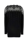 Ermanno Scervino Black Wool Sweater