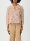 Ermanno Scervino Lace Blazer In Pink
