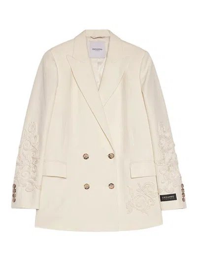 Ermanno Scervino Blazer In Neutral