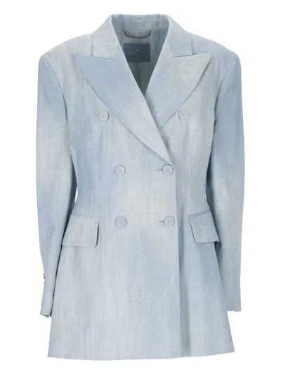 ERMANNO SCERVINO BLEACHED-EFFECT BLAZER