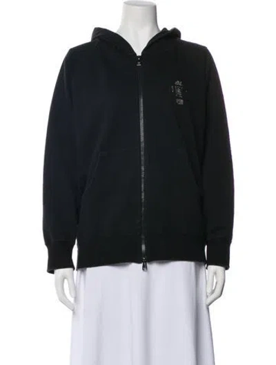 Pre-owned Ermanno Scervino Bomber Jacket In Black