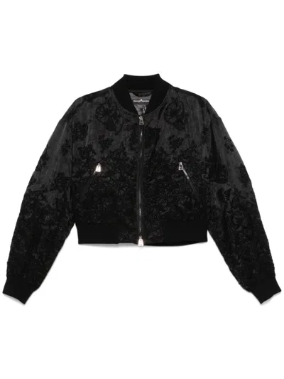 Ermanno Scervino Bomber Jacket In Black  