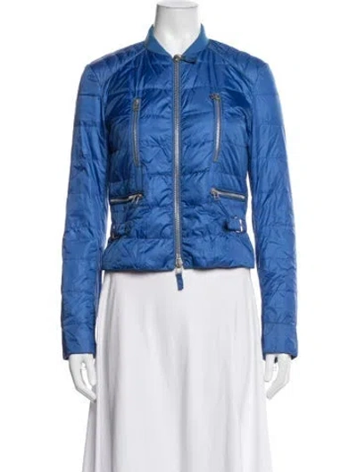 Pre-owned Ermanno Scervino Bomber Jacket In Blue