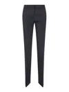 Ermanno Scervino Tailored Bootcut Trousers With Flared Hem And Refined Finish In Black